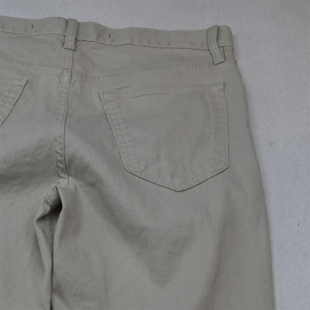 Banana Republic 31x30 Khaki Linen Denim 869333 Traveler Slim Mens Jeans
